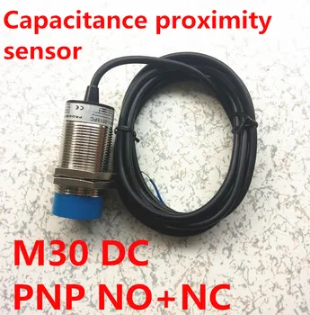 Aukštos kokybės DC 4 laidai M30 PNP, NO+NC artumo capacitive jutiklis, paprastai atvirai ir paprastai Uždaryti jungiklis atstumas 15mm
