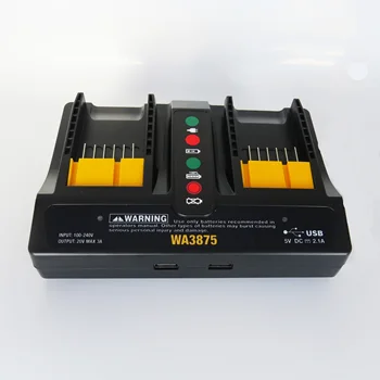 Aukštos kokybės, Greito Įkroviklio Worx WA3520 WA3525 W3575 WA3578 20V 18v Li-ion baterijos įkroviklio Worx WA3742 WA3875 ES Plug
