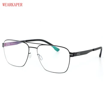 Aukštos Kokybės IC Unikalaus Dizaino Prekės ženklų akinių Rėmelių vyrų ir moterų Ultra-Light-Ultra Plonas Akinių Rėmeliai Recepto akiniai