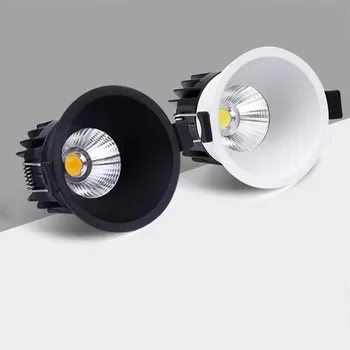Aukštos kokybės Led downlight šviesos COB Lubų Vietoje Šviesos 3w 5w 7w 10w LED lubų nišoje Apšvietimas Patalpų Apšvietimas