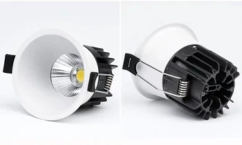 Aukštos kokybės Led downlight šviesos COB Lubų Vietoje Šviesos 3w 5w 7w 10w LED lubų nišoje Apšvietimas Patalpų Apšvietimas