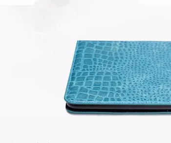 Aukštos Kokybės Prabangus Krokodilo Modelis Odos Case Cover For Samsung Galaxy Tab S2 8.0 T710 T715 Tabletė + pieštukas+ekrano Plėvelė