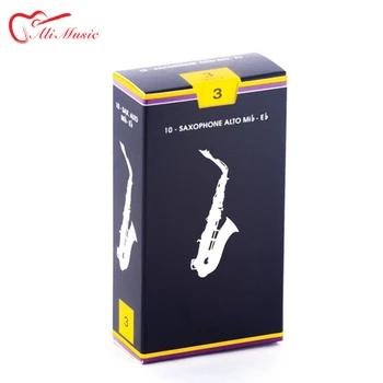 Aukštos Kokybės Prancūzija Klasikinė Mėlyna Dėžė Eb Alto Saxophone Nendrės Woodwind Dokumento Priedai Sax Nendrių Stiprumo 2.5# 3#