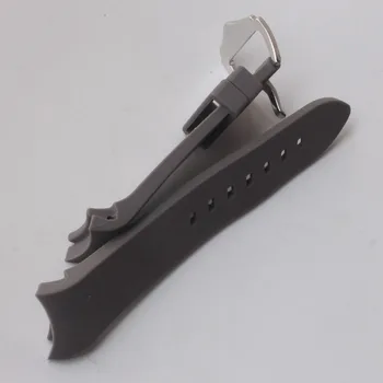 Aukštos Kokybės Watchbands Dirželis Pilka Su pin sagtis Žiūrėti juosta lenkti pabaigos naujų stilingų Aksesuarų, 18mm 19mm 20mm 21mm 22mm 24mm