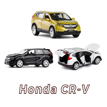 Aukštos modeliavimas Aukštos kokybės 1:32 lydinio Honda CRV SUV visureigių metalo modelio lydinio automobilių traukti atgal, automobilių vaikams žaislas