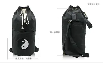 Aukščiausios kokybės juodas shaolin Vienuoliai maišelį daoizmas daosizmas kung fu kovos menų krepšiai, kuprinės chi krepšiai
