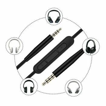 Ausinių Kabelis o Kabelis su Mikrofonu ir Garsumo Kontrolė SoundTrue SoundLink QC25 QC35 OE2I