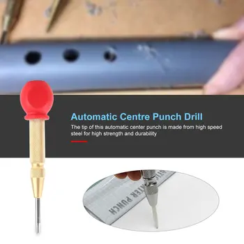 Automatinis Center Pin Hole Punch Medienos Paspauskite Dent Žymeklis, Medžio Apdirbimo Įrankis, Spyruoklinė Ženklinimo Pradžios Skylių Įrankis