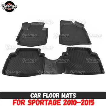 Automobilio grindų kilimėliai Kia Sportage 2010-gumos 1 set / 4 vnt. arba 2 vnt priedai apsaugoti kilimų automobilių stiliaus interjeras