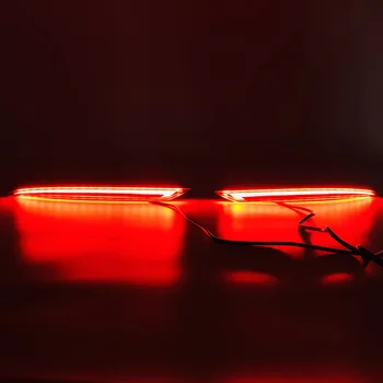 Automobilio LED galiniai Žibintai Uodegos Šviesos Ford Mondeo Sintezės. 2019 m. 2020 m. 3-in-1 Funkcijos Atšvaitas Žibintas Stabdžių Žibintas Galinis Bamperis Foglights