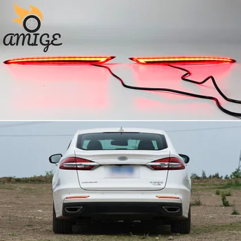 Automobilio LED galiniai Žibintai Uodegos Šviesos Ford Mondeo Sintezės. 2019 m. 2020 m. 3-in-1 Funkcijos Atšvaitas Žibintas Stabdžių Žibintas Galinis Bamperis Foglights