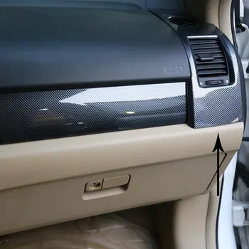 Automobilio salono modifikacija, anglies pluošto oro kondicionavimo angos dekoratyvinis rėmelis padengti Honda CR-V CRV 2008 m. 2009 m. 2010 m. 2011 m.