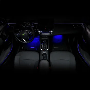 Automobilio salono modifikacija atmosfera lempos interjero atmosferą šviesos apdailos lempa automobilio formos Toyota Corolla 12 D. 2019 m. 2020 m.