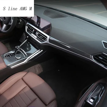 Automobilio stilius Anglies pluošto Sukrovimas Valymas Porankiu langelį apsaugoti lipdukai apima BMW 3 Serise G20 G28 Interjero Auto Priedai
