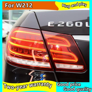 AUTOMOBILIO Stilius BENZ E KLASE W212 2009-2016 E350 E250 E300 E63 Galiniai LED užpakalinis Žibintas Galinis Stabdžių Žibintas Stoplight Atbulinės eigos Žibintas