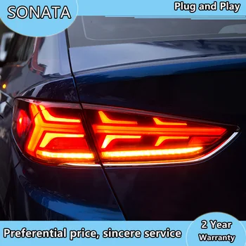 Automobilio Stilius Uodega Lempa Hyundai Sonata Užpakaliniai Žibintai 2018-2019 Naujoji 