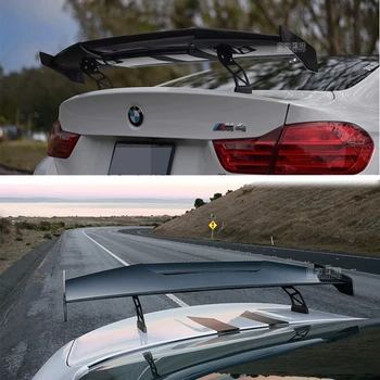 Automobilio stilius Šildomi anglies pluošto modifikuotų uodegos spoileris uodega kamieno lūpų sparno apdaila tinka BMW M1 M3 M4 M5 m6 crazy GT Sugadinti