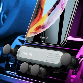Automobilis-Telefono Turėtojas Svorio Stovėti mobiliųjų Telefonų Laikiklis į Oro Angos Įrašą Mount Support Universalus Xiaomi 