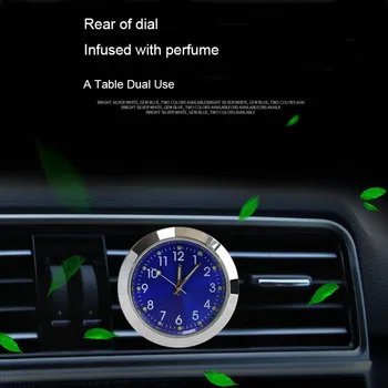 Automobilių Laikrodis Šviesos Mini Automobilių Vidaus Klijuoti Ant Skaitmeninio Žiūrėti Mechanika Kvarciniai Laikrodžiai Automobilių Stiliaus Aksesuarai Dovanos