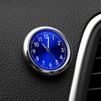 Automobilių Laikrodis Šviesos Mini Automobilių Vidaus Klijuoti Ant Skaitmeninio Žiūrėti Mechanika Kvarciniai Laikrodžiai Automobilių Stiliaus Aksesuarai Dovanos