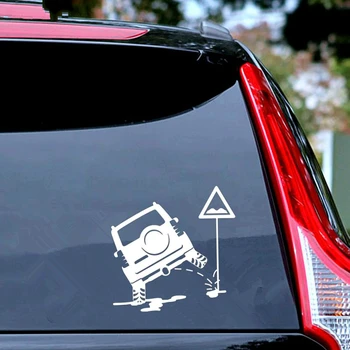 Automobilių lipdukas jeep peeing asmenybės 3D atsparus vandeniui įstaiga aplinkosaugos ¾enklelis kūno durų automobilio langas PVC, 15cm * 15cm