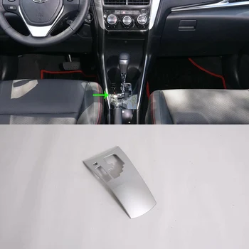 Automobilių Reikmenys LHD ABS Interjero Priekiniai Centras Pavarų Perjungimo Skydelio Dangtelį Apdaila Toyota Vios/Yaris Sedanas 2019 Automobilių Stilius