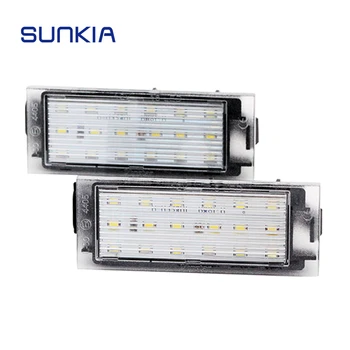 Automobilių Reikmenys SUNKIA 2vnt/komplektas LED Licencijos Numeris Plokštė 18# Aukštos Kokybės SMD LED už 