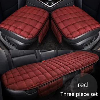 Automobilių Sėdynės Padengti Žiemą Šiltas, Aksominis Sėdynės Pagalvėlės Universal Priekiniai Galiniai Atgal Kėdės Sėdynę-Pagalvę Audi A3 A4 A5 A6 A7 Series Q3 Q5 Q7