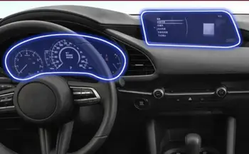 Automobilių TPU Navigacijos Raštas Lipdukas Durų Rankena Dubenėlį, Padengti Prietaisų Skydą, Ekrano apsaugos Mazda 3 Alexa 2020 m.