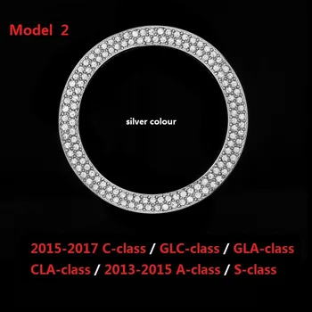 Automobilių Uždegimo jungiklis apdailos žiedas, Skirtas Mercedes Benz A / C/ E/ CLA/ GLK/ GLC/ GLA/ GLS/S / GL-klasės automobilių stilius