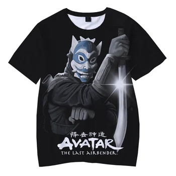 Avatar The Last Airbender 3D Marškinėliai 2020 Naujas Avataras Aang Marškinėliai Atsitiktinis Plius Dydis Vasaros Drabužių Stilius, Grafinis Viršūnes Tees