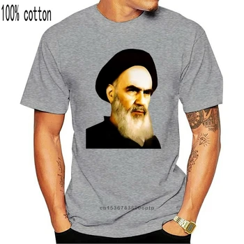 Ayatollah Khomeini Ruhollah Khomeini Tehran, Iranas, Islamas T-SHIRT VISŲ DYDŽIŲ NAUJOS