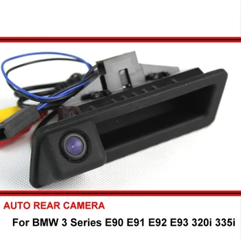 Bagažo skyriaus Rankena OEM BMW 3 Serija E90 E91 E92 E93 320i 335i Atbuline Kamera HD CCD RCA NTST Automobilio Galinio vaizdo Kamera, wireless
