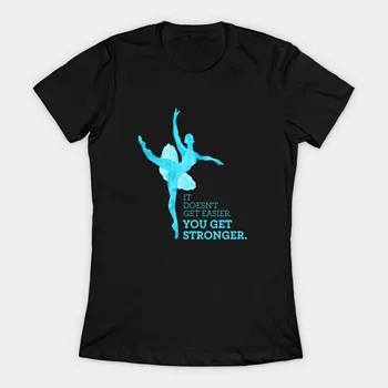 Balerina, Baleto Šokėjas Ponios Marškinėliai Šokių, Baleto Mokytojas, Treneris Moterų Marškinėliai