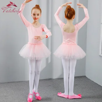 Baleto Tutu Suknelė Mergaičių Šokių Drabužiai Vaikams Mokymo Princesė Sijonas Kostiumai Gimnastikos Triko