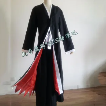 Balinimo Cosplay Ichigo Kurosaki Bankai Kimono Kostiumas Soul Reaper Kimono Cosplay Helovinas Mirties Kostiumų Suaugusiems