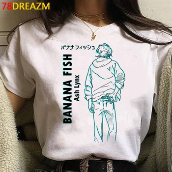 Bananų Žuvų marškinėliai marškinėlius vyrų derliaus plius dydis tumblr atsitiktinis hip-hop top tees drabužius, vintage 2021