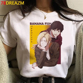Bananų Žuvų marškinėliai marškinėlius vyrų derliaus plius dydis tumblr atsitiktinis hip-hop top tees drabužius, vintage 2021