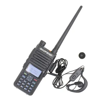 Baofeng dviejų dažnių VHF UHF BF-H6 136-174MHz 400-520MHz Tri-galia 2w/5w/10w galios walkie talkie 10km ilgai kalbėti asortimentą kumpis radijo