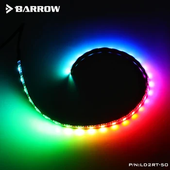Barrow Aurora LED 5V 3PIN Antraštės Juostos Šviesos Lazdelės naudoti Kompiuterio korpuso atsparumas Vandeniui Lipni Ilgis 100cm Remti D-RGB SYNC
