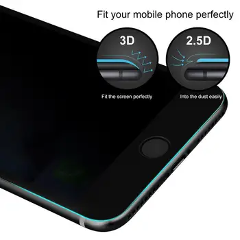 Baseus 3D Tempere Screen Protector, iPhone 7 6 6s Stabdžių Peeping Grūdintas Stiklas 