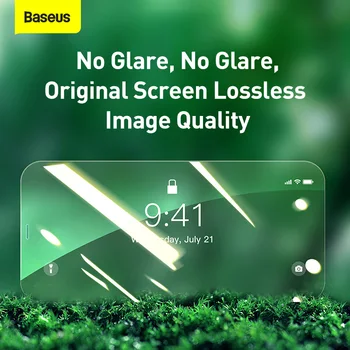 Baseus Skaidrus Apsauginis Stiklas Screen Protector, iPhone 12 Pro Max Akių Apsauga Visišką Grūdinto Stiklo Plėvelės
