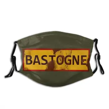 Bastogne Antrojo Pasaulinio Karo Mūšis Bumbulas Ženklas - Purvinas Spausdinti Plaunamas Filtras Stabdžių Dulkių Burnos Kaukę Bastogne Antrojo Pasaulinio Karo Mūšis Bumbulas