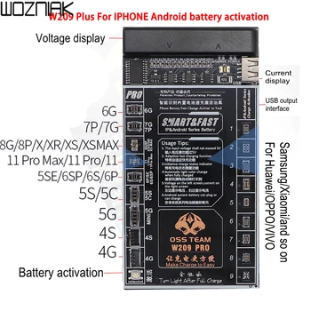 Baterija Aktyvavimo Greito Įkrovimo Įrankiai W209 Pro 