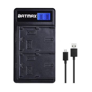 Batmax LP-E6 LP E6 LP-E6N Baterija +Naujas LCD Dual USB Kroviklis skirtas Canon EOS 5DS R 5D Mark II 3 5D Mark III 6D 7D 60D 60Da 70D LPE6