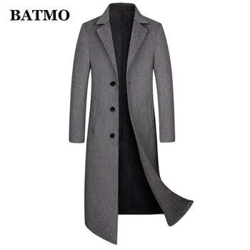 BATMO 2020 naują atvykimo rudenį vilnos X-ilgos tranšėjos paltai vyrams,vyriški vilnos ilgas kailis,plius dydis 2005 m.