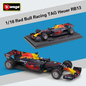 Bburago 1:18 F1 Red Bull RB13 gamintojo įgaliotas modeliavimas lydinio automobilio modelį amatų, apdailos kolekcijos žaislas įrankiai