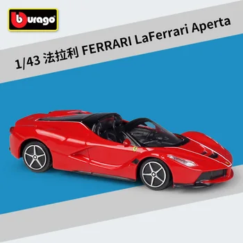 Bburago 1: 43 Ferrari 488 Pista lydinio automobilio modelio Surinkimo Dovana Apdailos žaislas