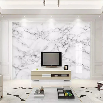 Beibehang 3d tapetai Užsakymą tapetai, freskos modernus minimalistinio džiazo balto marmuro sienos dokumentų namų dekoro papel de parede