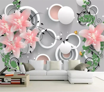 Beibehang papel de parede Užsakymą tapetai 3d freskos jade, gėlių tendencija jade, gėlių fone sienos popieriaus 3d freskos